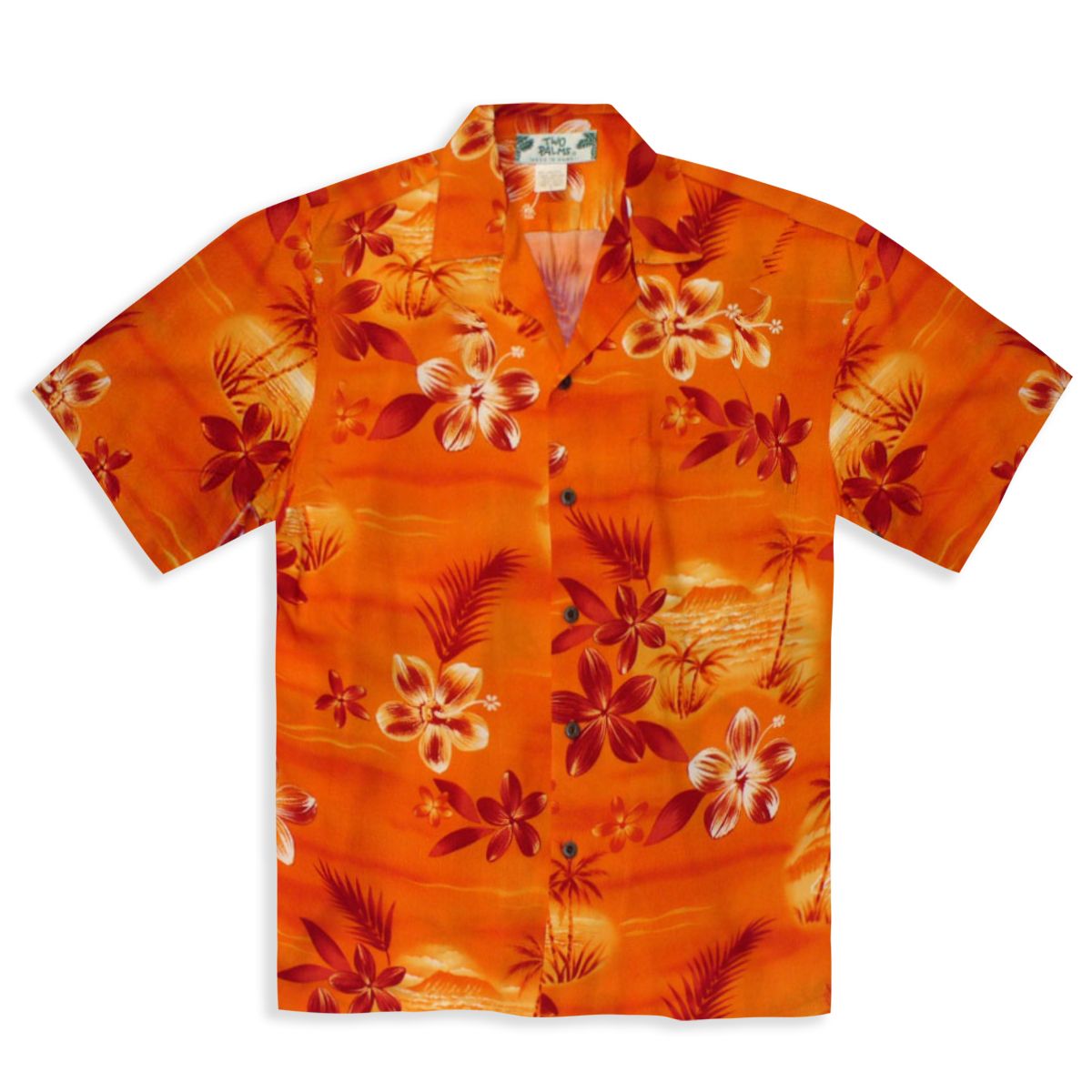 Moonlight Orange Unique Design Hawaiian Shirt