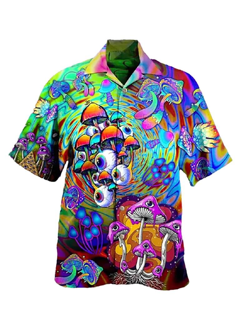 Mushroom Multicolor Amazing Hawaiian Shirt