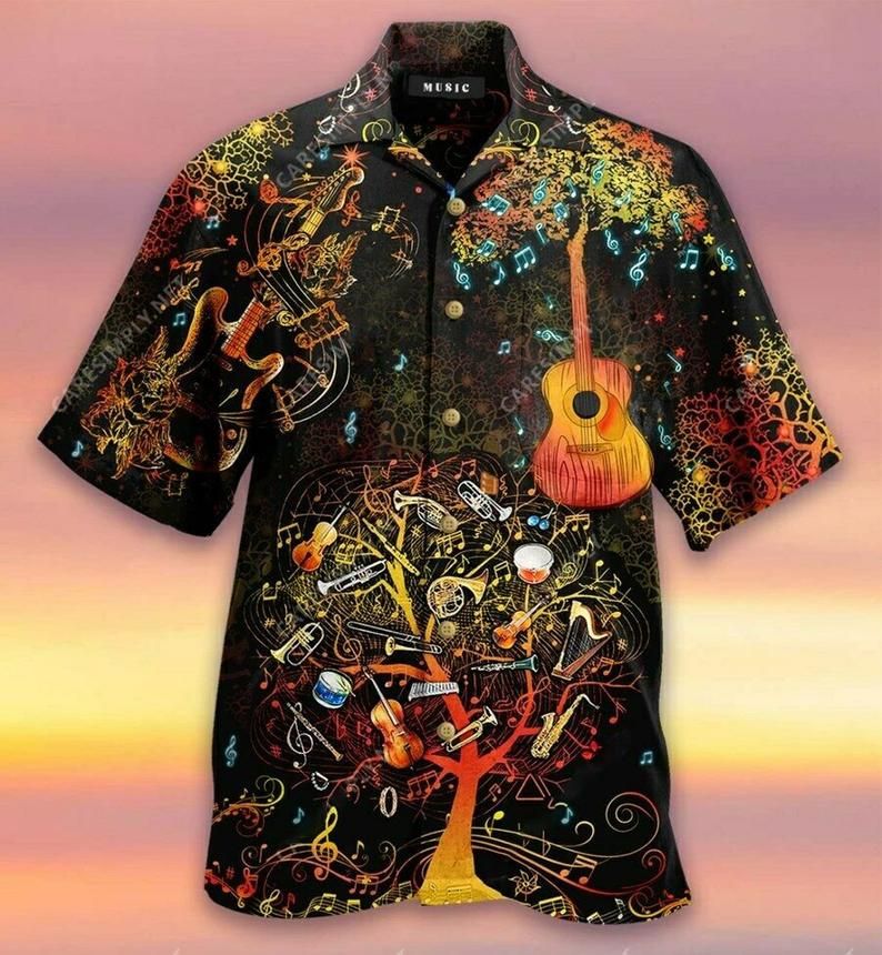 Music Multicolor Best Design Hawaiian Shirt