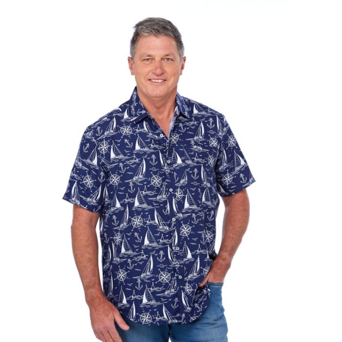 Nautical Blue Amazing Design Hawaiian Shirt