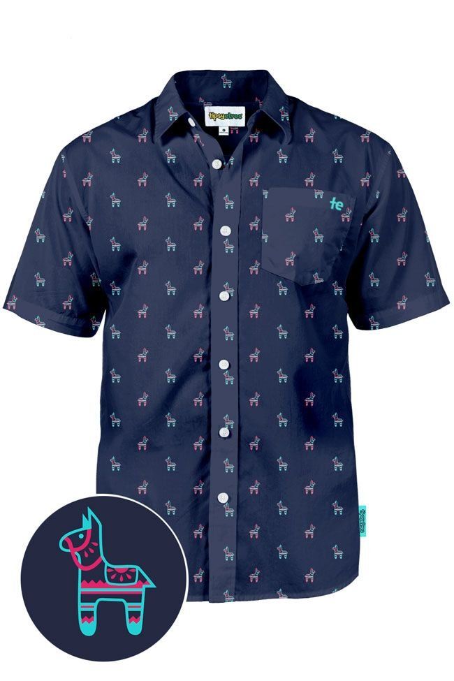 Neon Pinata Blue High Quality Hawaiian Shirt