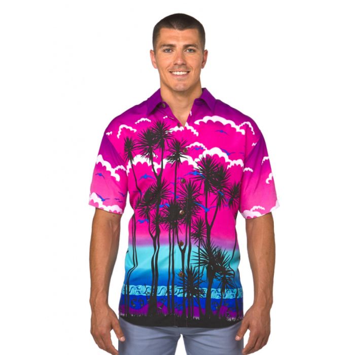 Oasis Purple High Quality Hawaiian Shirt
