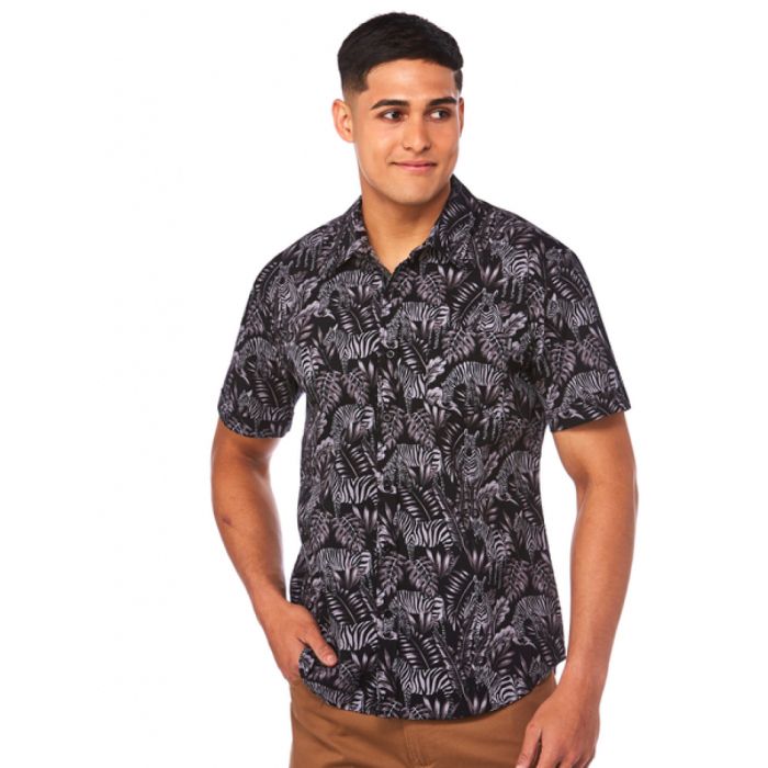 Palm Black Awesome Design Hawaiian Shirt