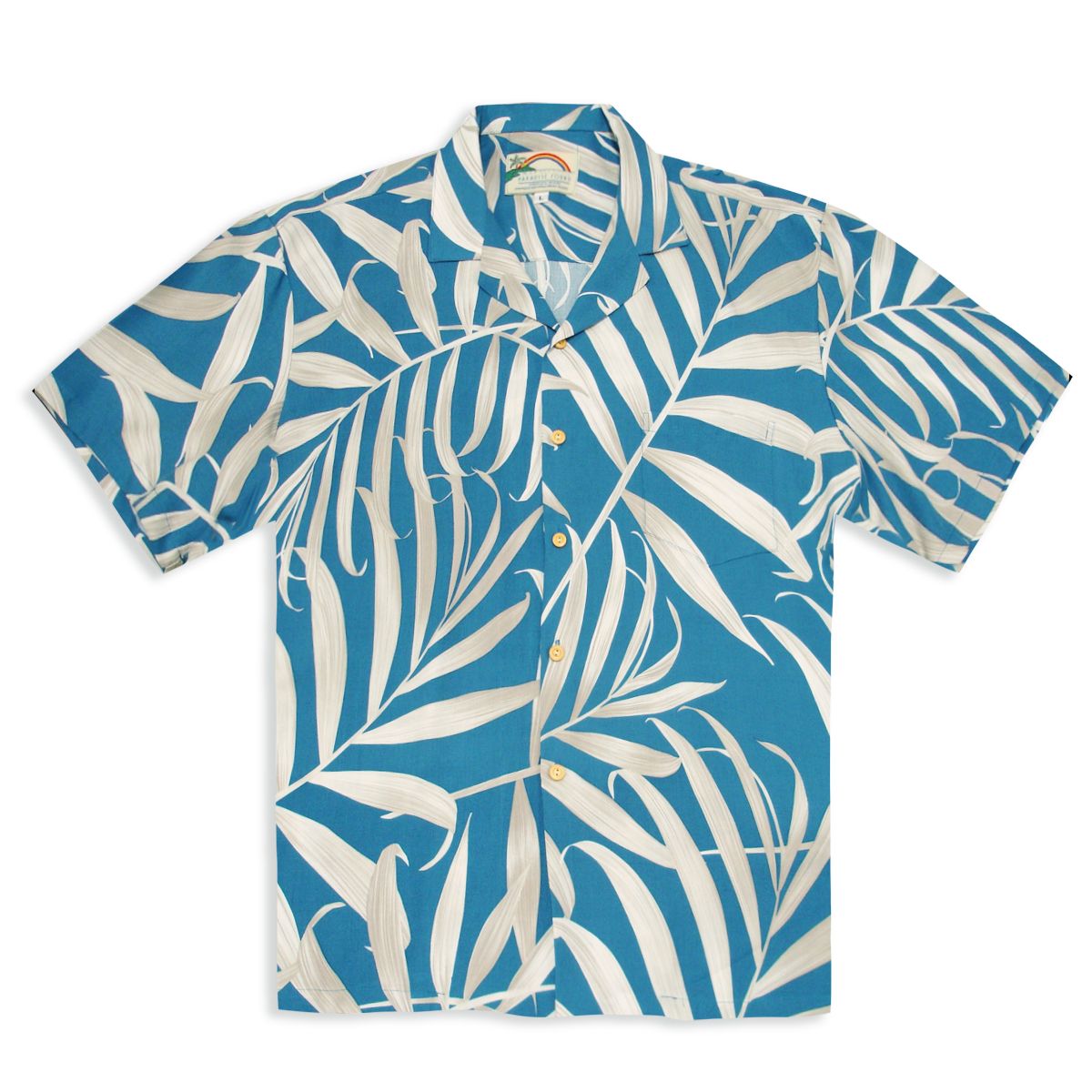 Palm Fronds Blue Nice Design Hawaiian Shirt