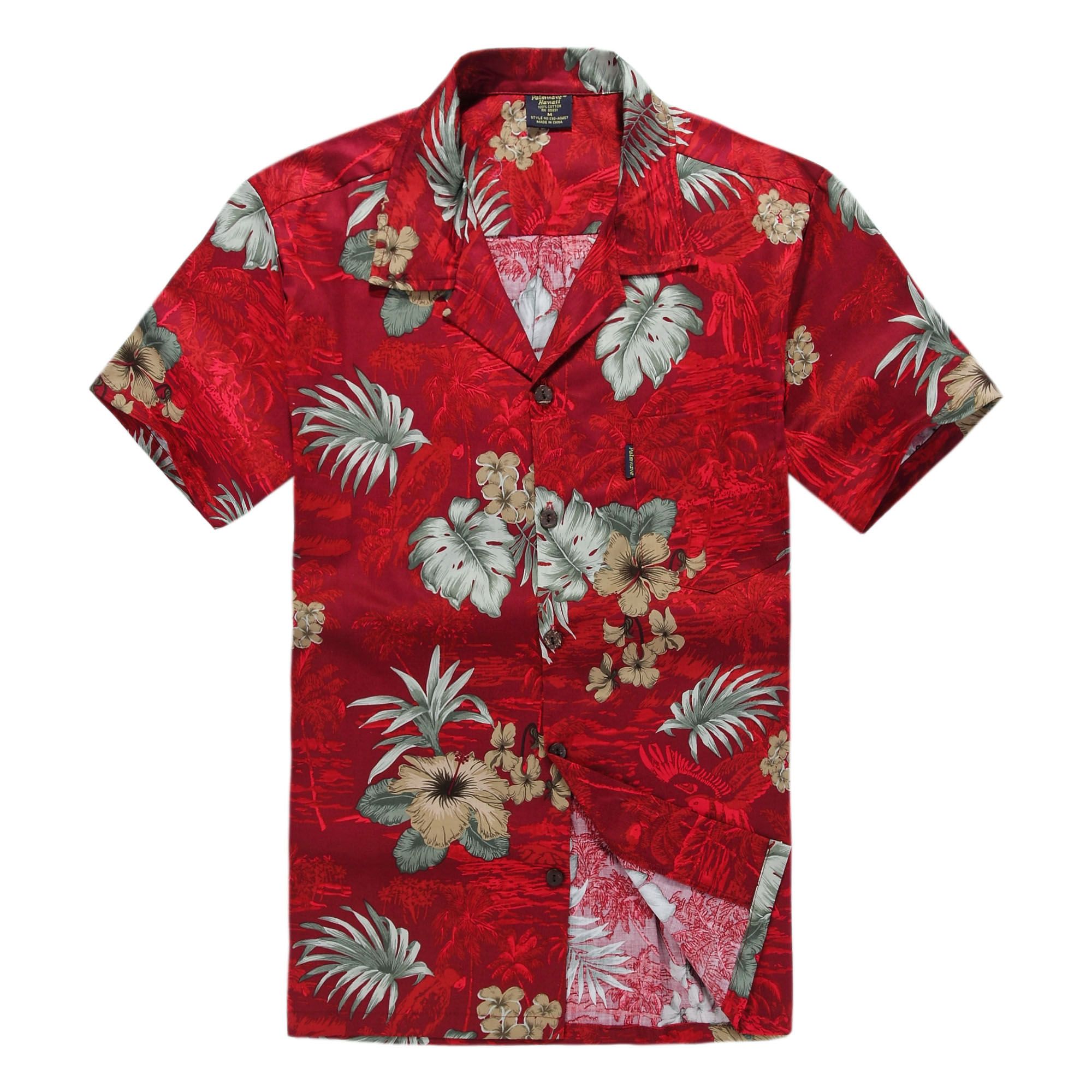 Palm Tree Red Nice Design Hawaiian Shirt