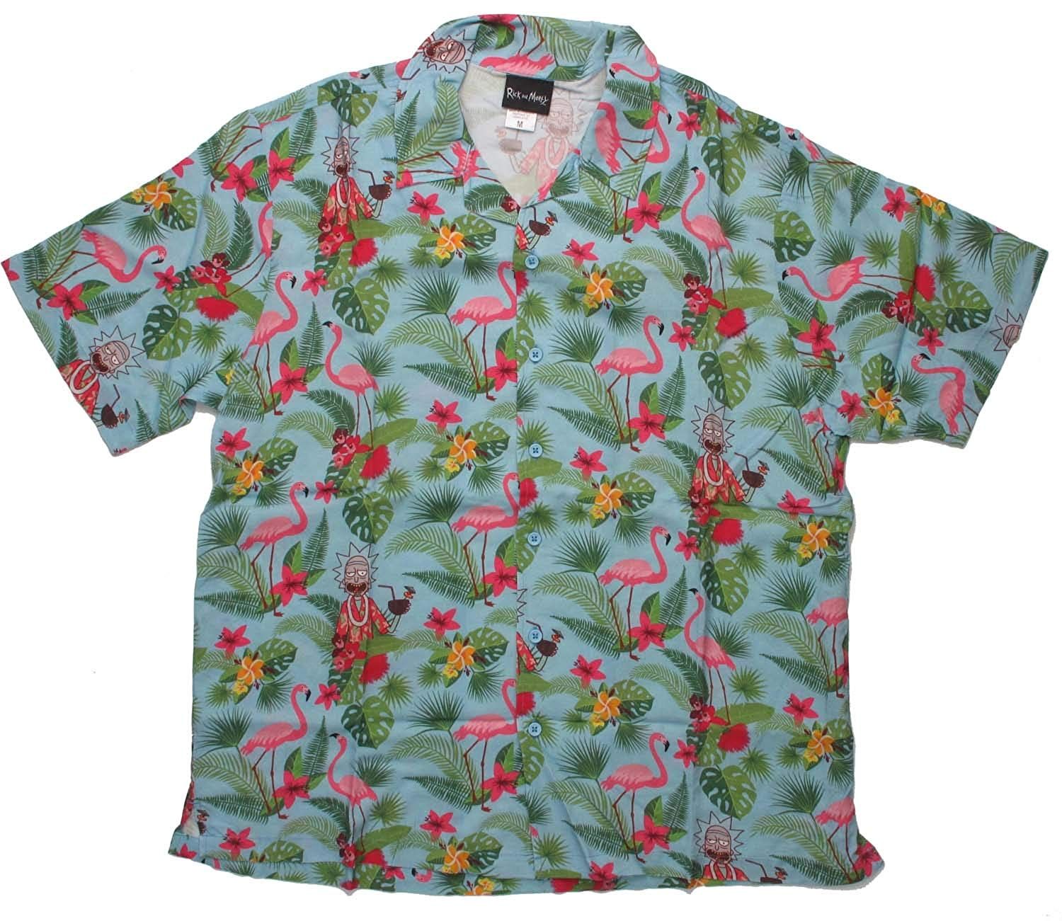 Palms Blue Hawaiian Shirt