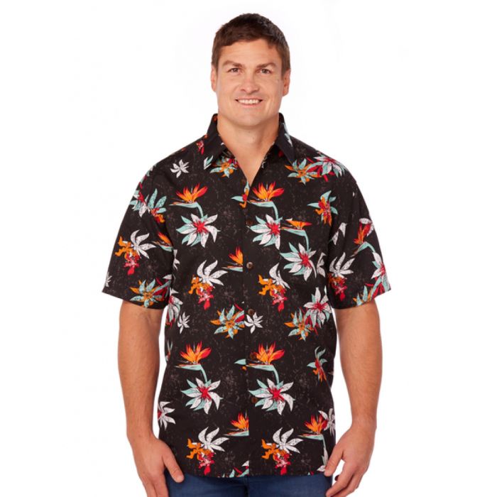 Paradise Black Amazing Design Hawaiian Shirt