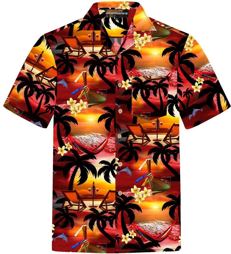 Paradise Evening Multicolor Amazing Design Hawaiian Shirt