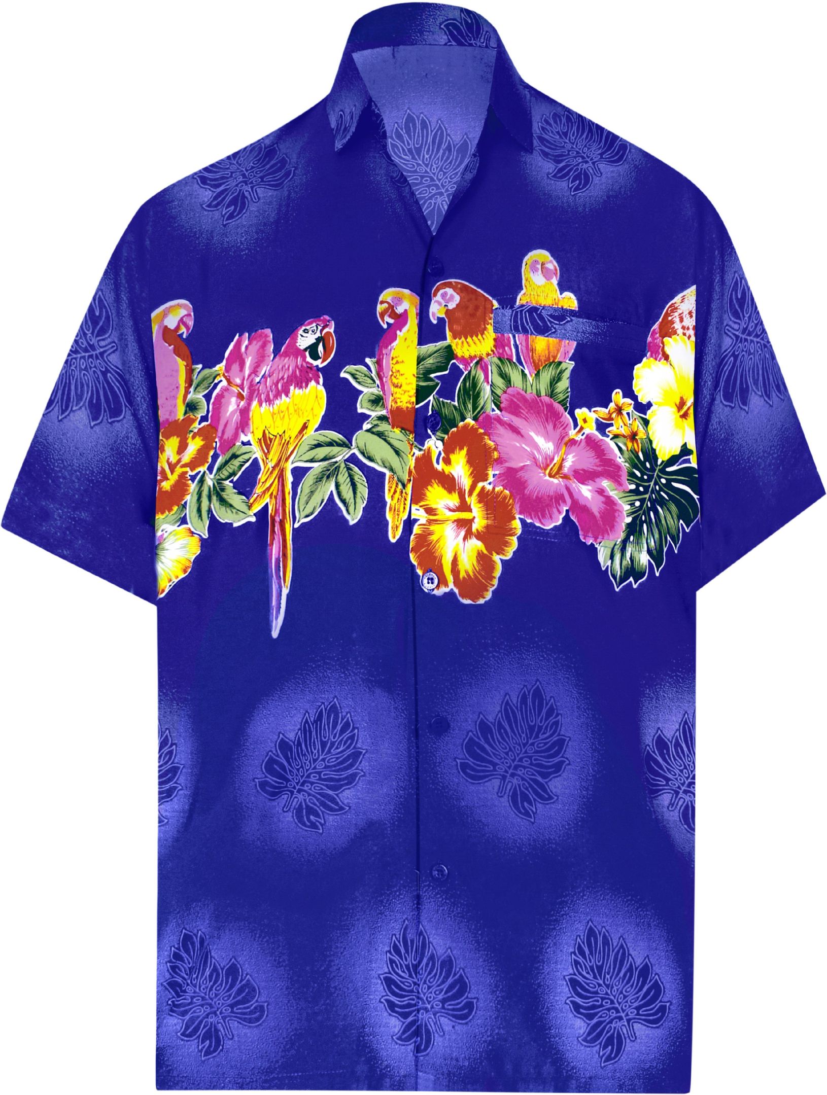 Parrot Blue Amazing Design Hawaiian Shirt