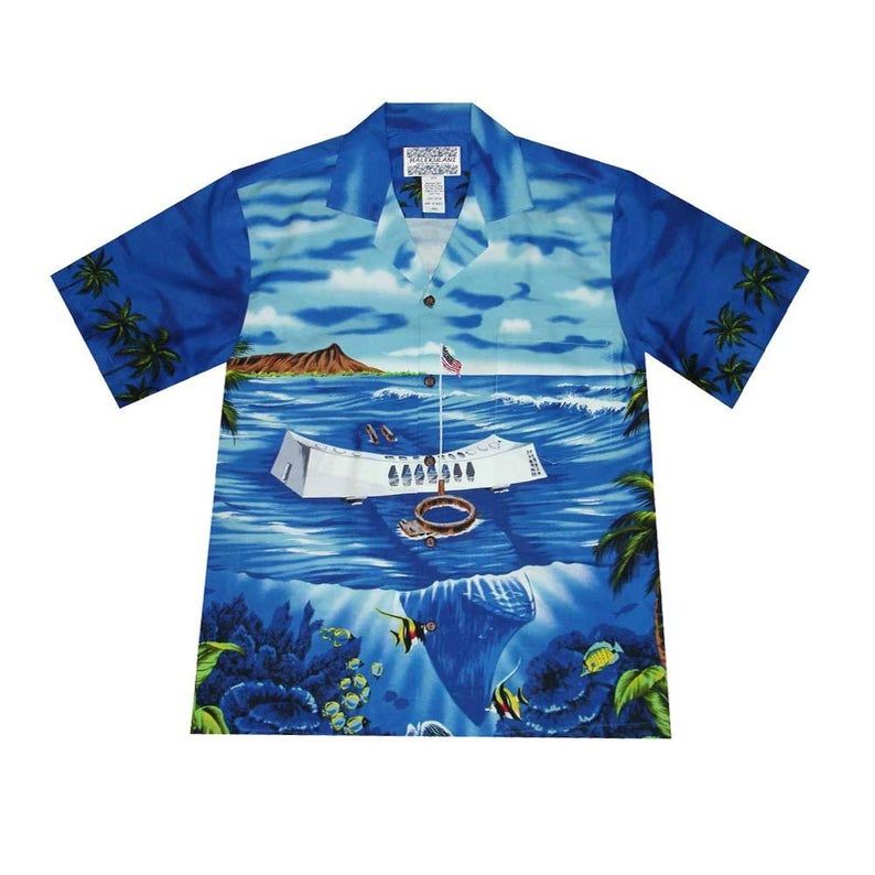 Pearl Harbor Blue Best Design Hawaiian Shirt