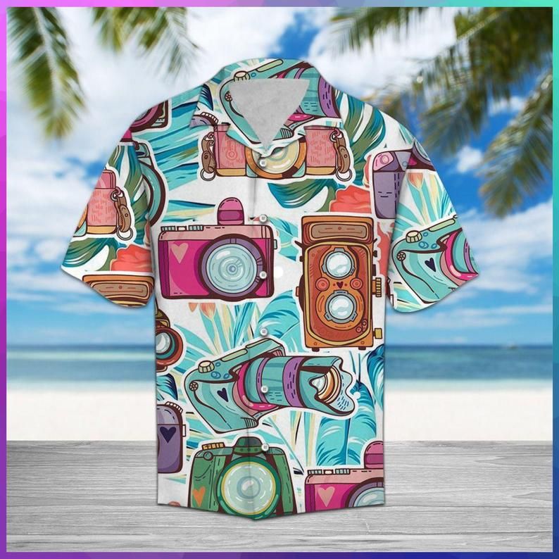 Photograph Multicolor Unique Design Hawaiian Shirt