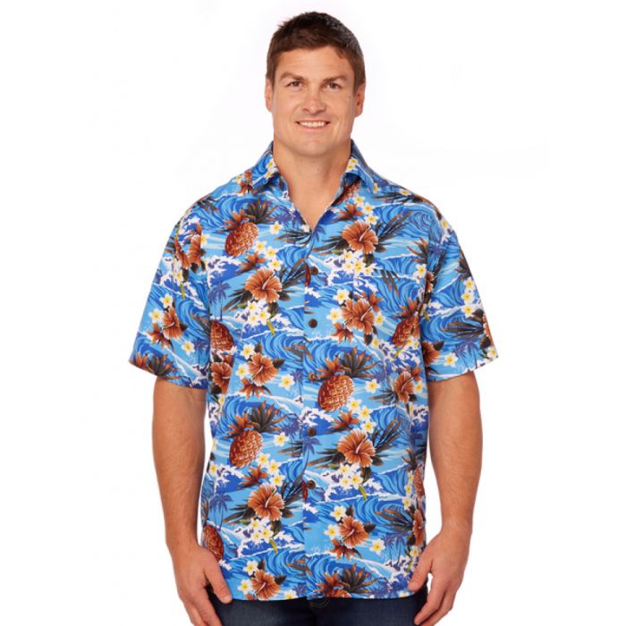 Pineapple Blue Awesome Design Hawaiian Shirt