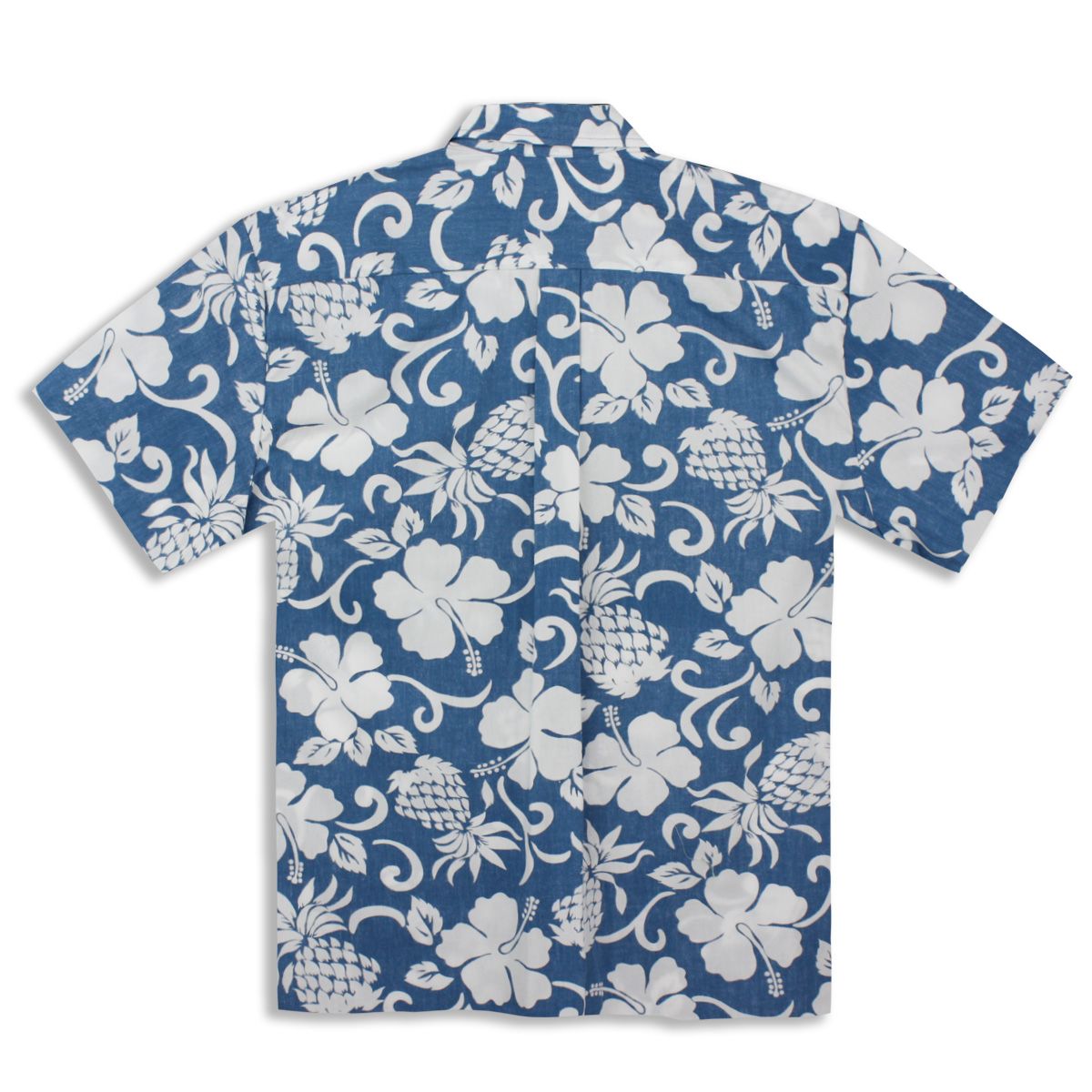 Pineapple Pareau Blue Nice Design Hawaiian Shirt