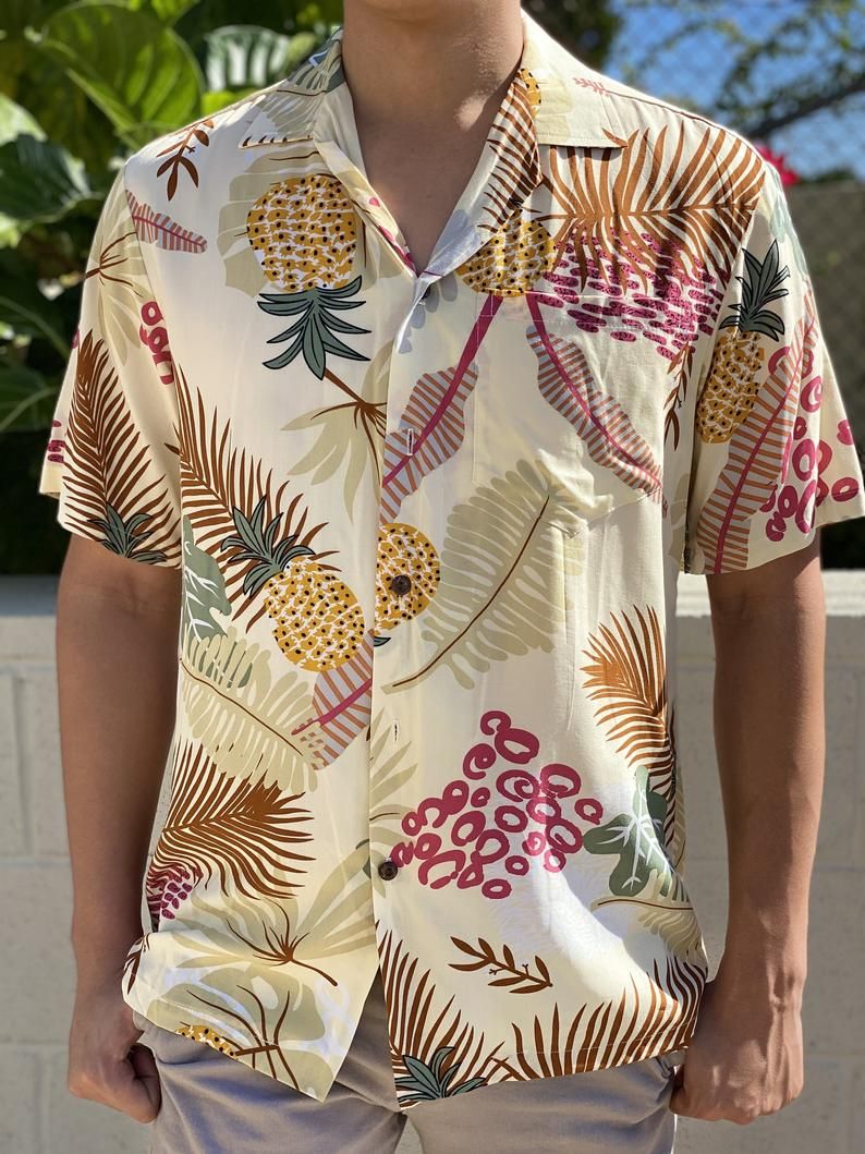 Pineapples Multicolor Amazing Design Hawaiian Shirt