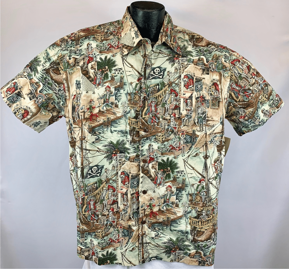 Pirate Tan Awesome Design Hawaiian Shirt