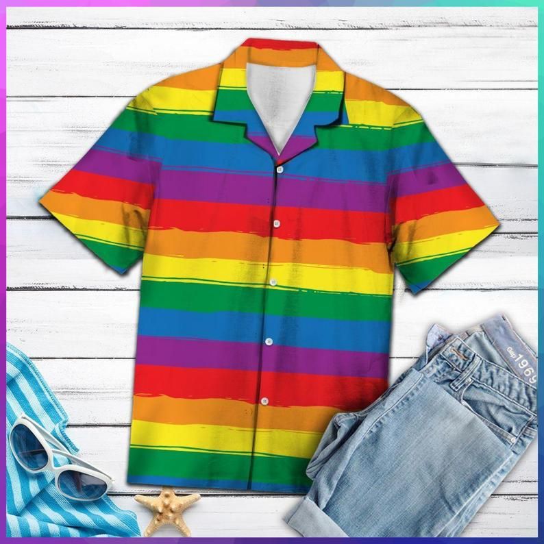 Rainbow Multicolor Amazing Design Hawaiian Shirt