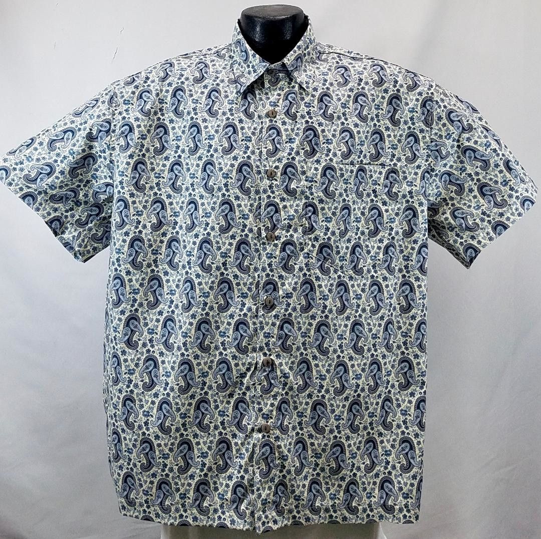 Retro Paisley Gray High Quality Hawaiian Shirt