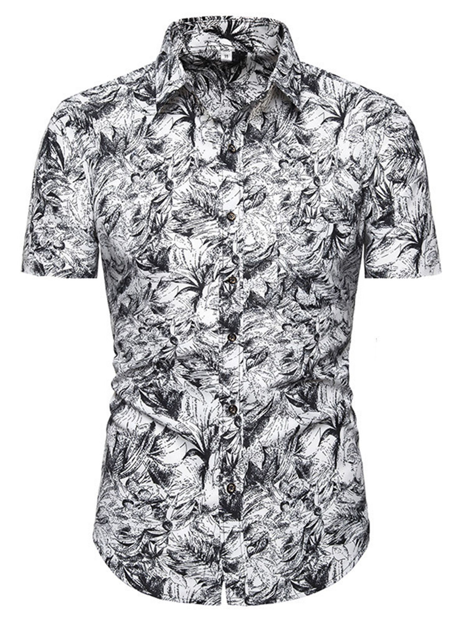 Rose Gray High Quality Hawaiian Shirt