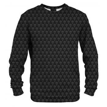 SKULL SKELETON TILES 3D SWEATER