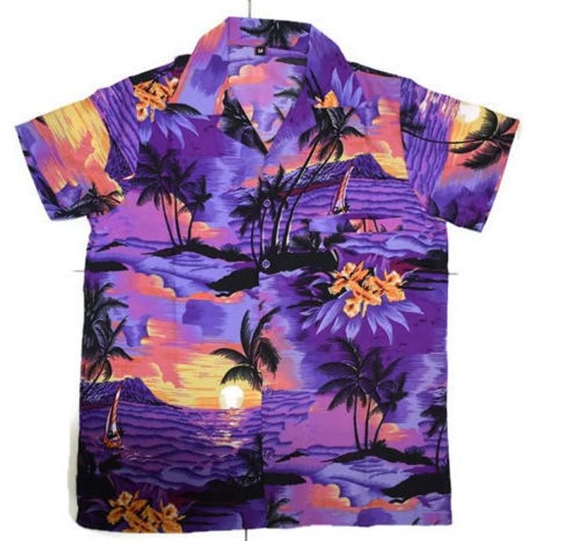 Sea Purple Amazing Design Hawaiian Shirt