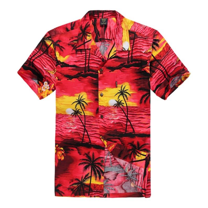 Sea Red Nice Design Hawaiian Shirt
