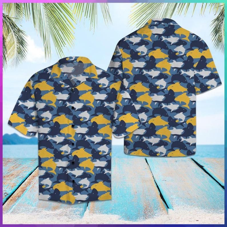 Shark Multicolor Best Hawaiian Shirt