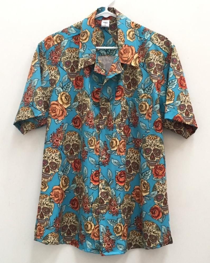 Skulls And Roses Multicolor Best Design Hawaiian Shirt