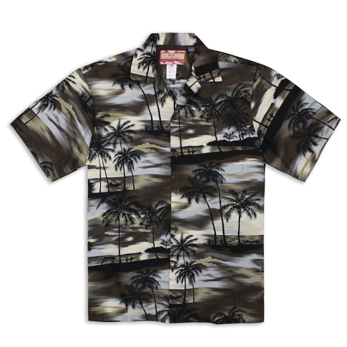 South Pacific Green High Quality Hawaiian Shirt