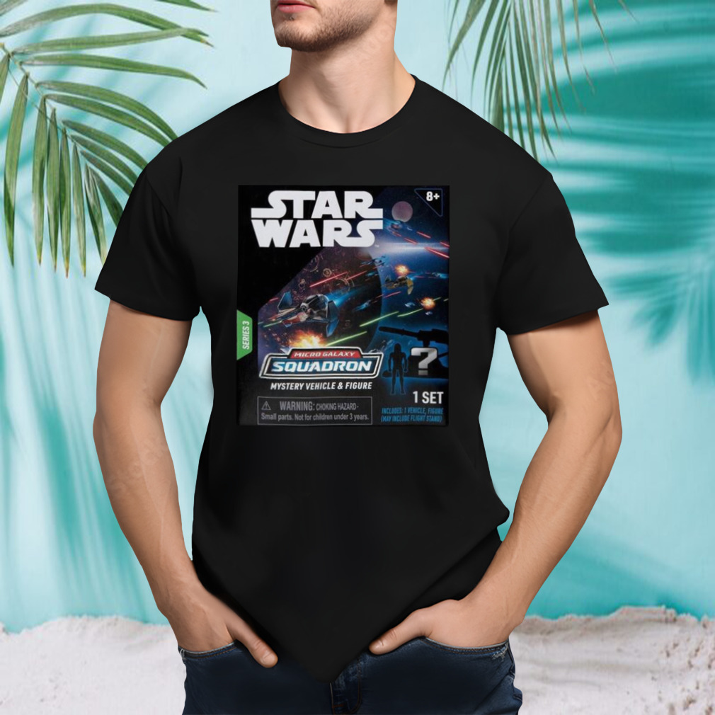 Star Wars Micro Galaxy Squadron Series 3 Blind Box Vehicle & Figure Shirt