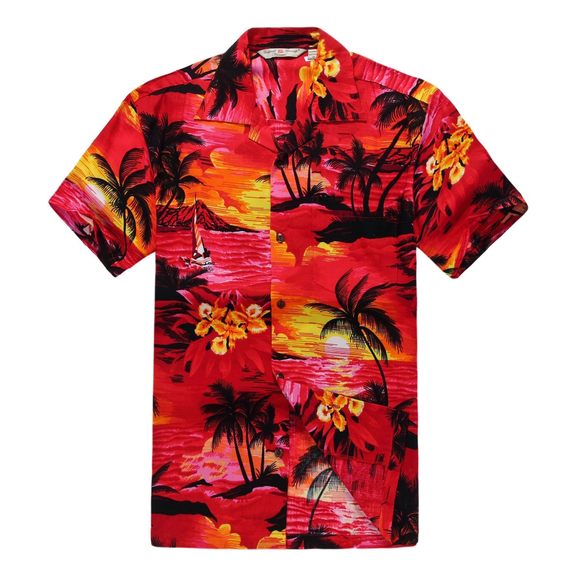 Sunset Red Amazing Design Hawaiian Shirt