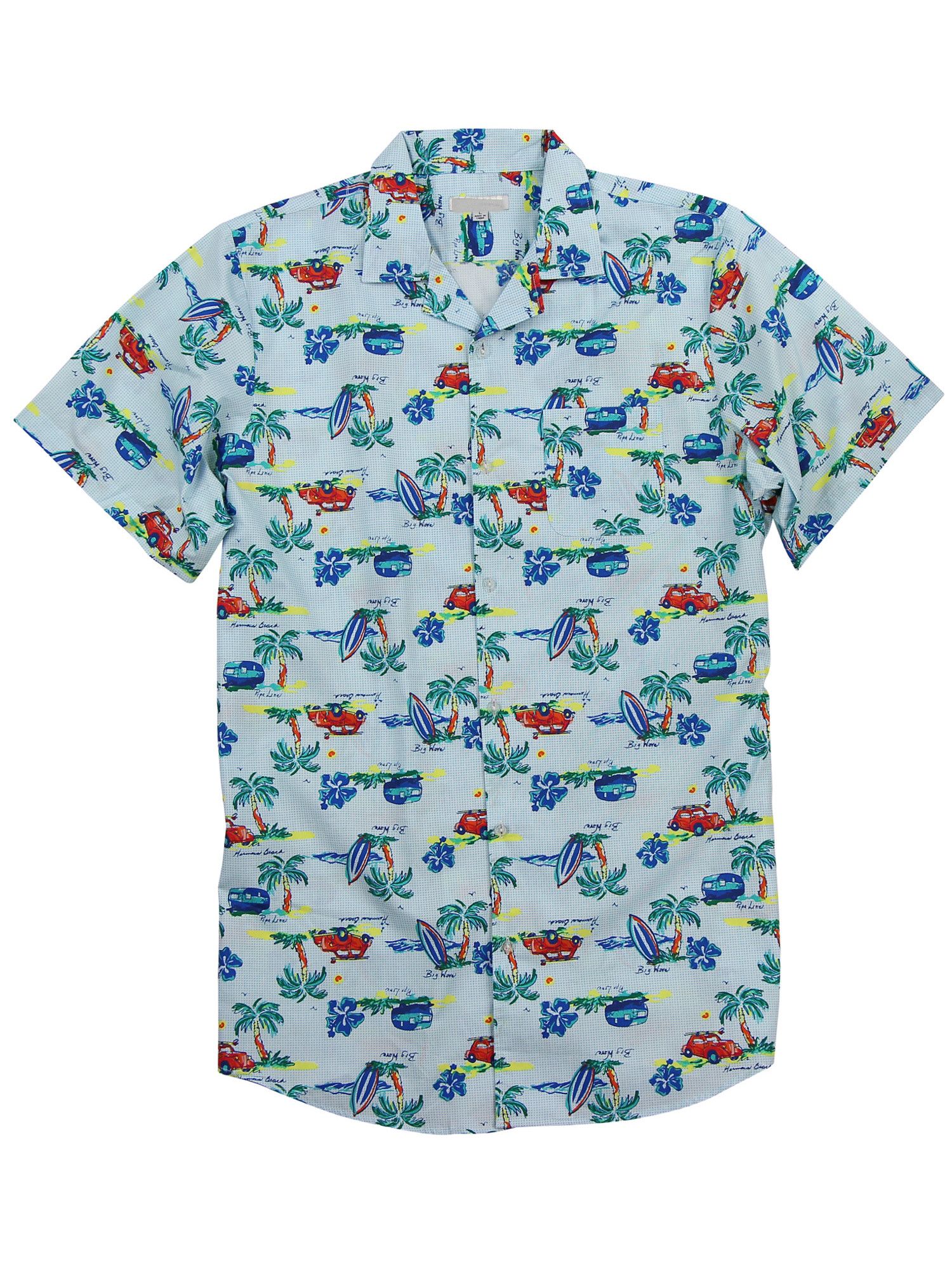 Surf Blue Awesome Design Hawaiian Shirt