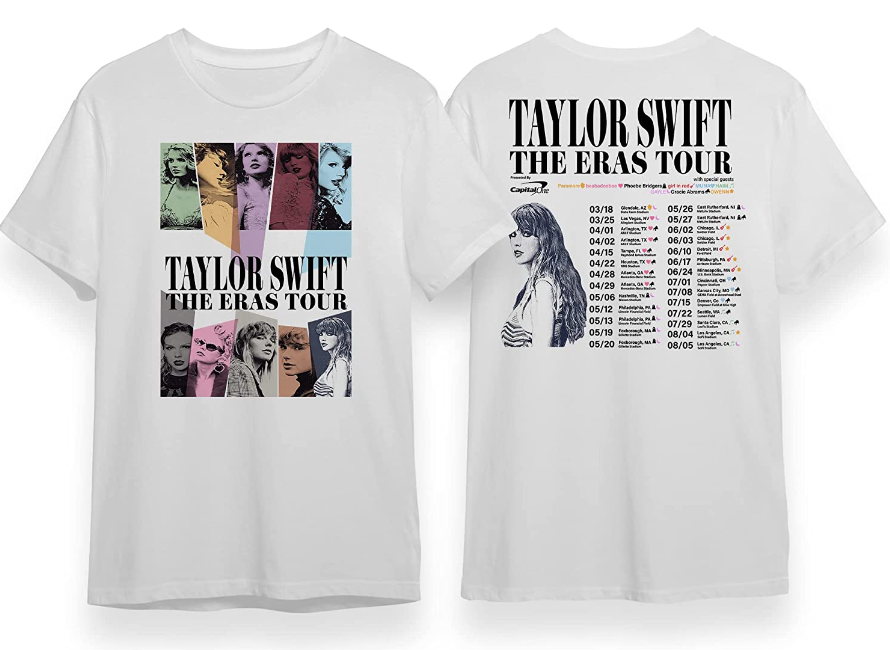 Taylor Swift The Eras Tour 2023 Tshirt
