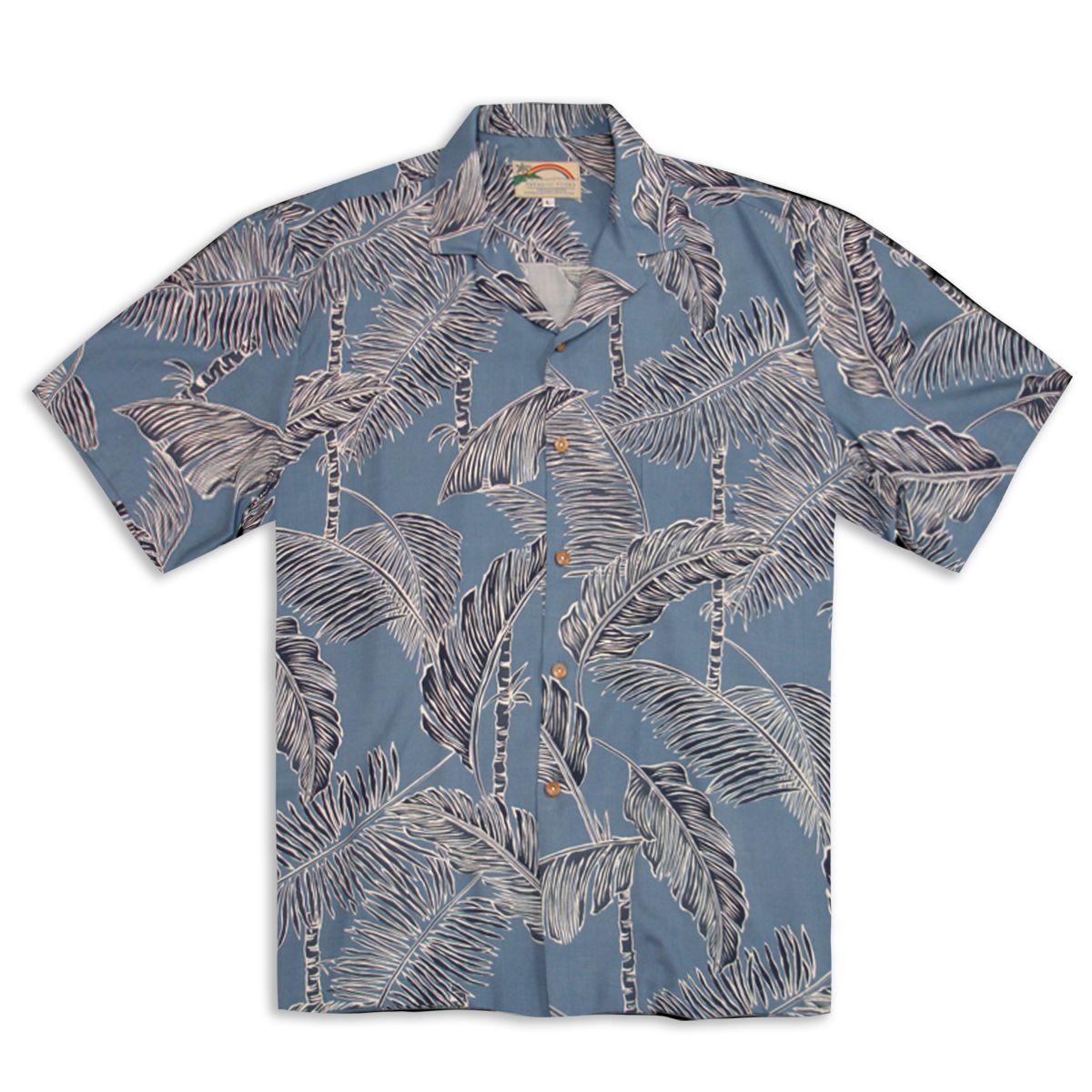 Tree Tops Blue Unique Design Hawaiian Shirt