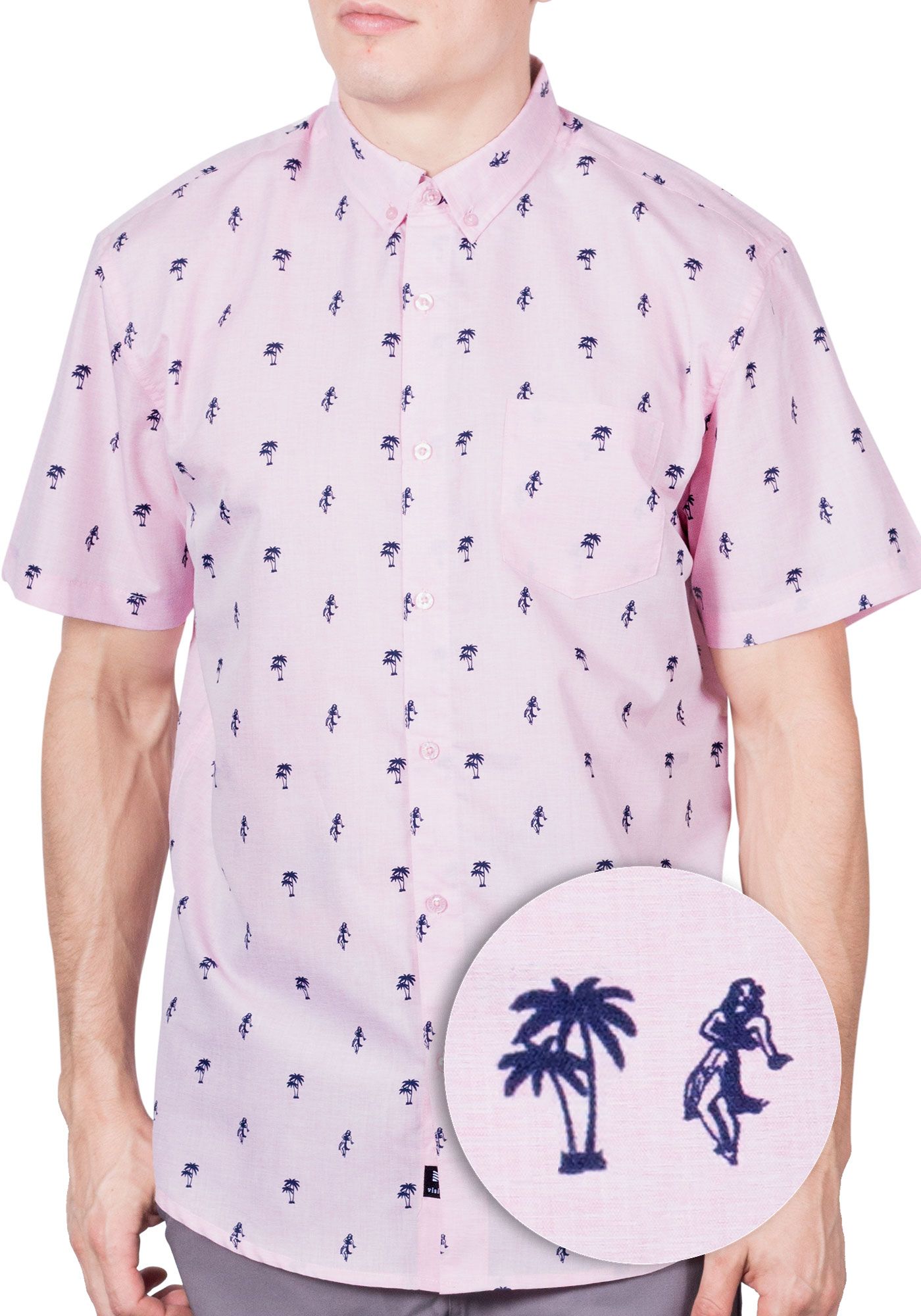 Tropical Pink Unique Design Hawaiian Shirt