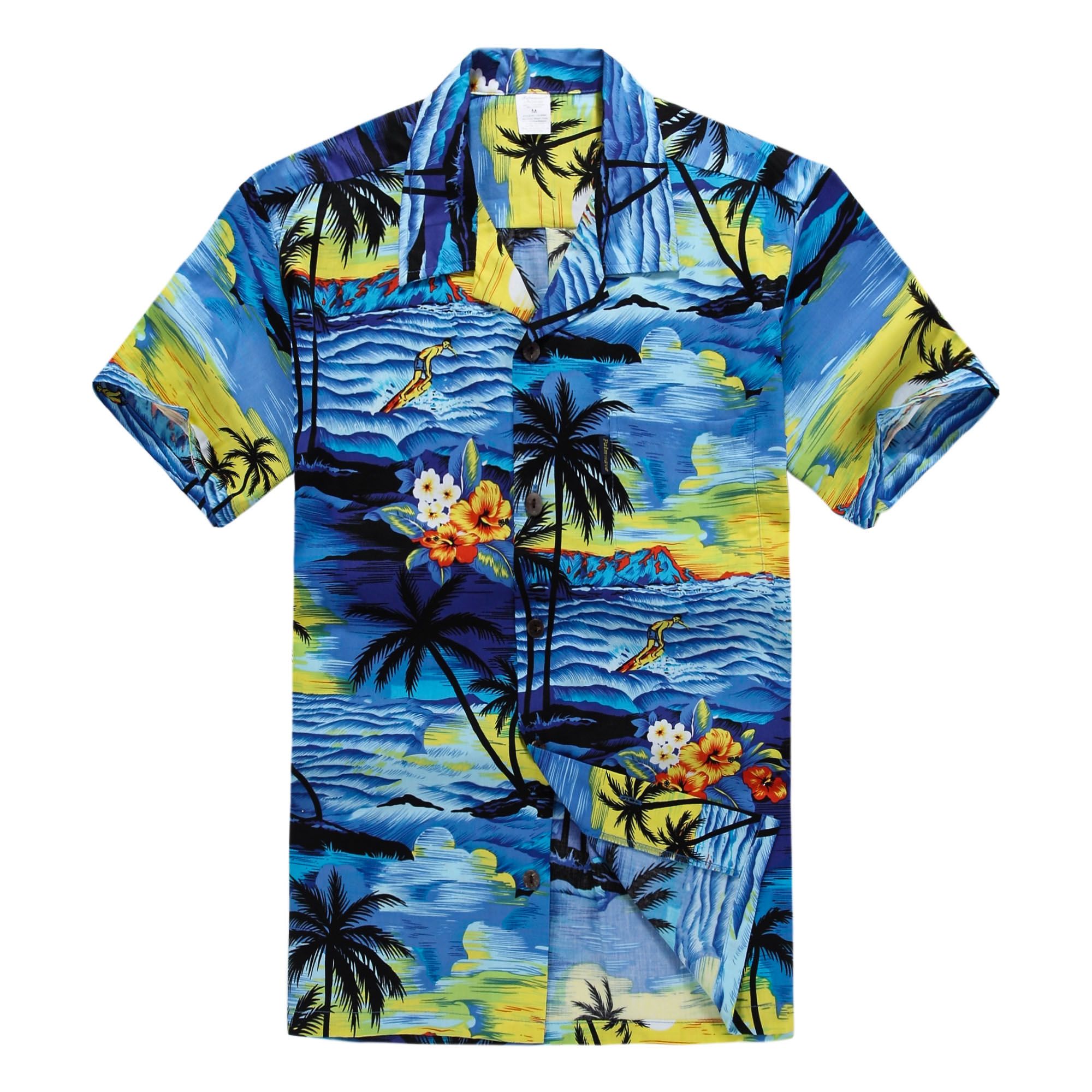 Tropical Sunset Blue Amazing Design Hawaiian Shirt
