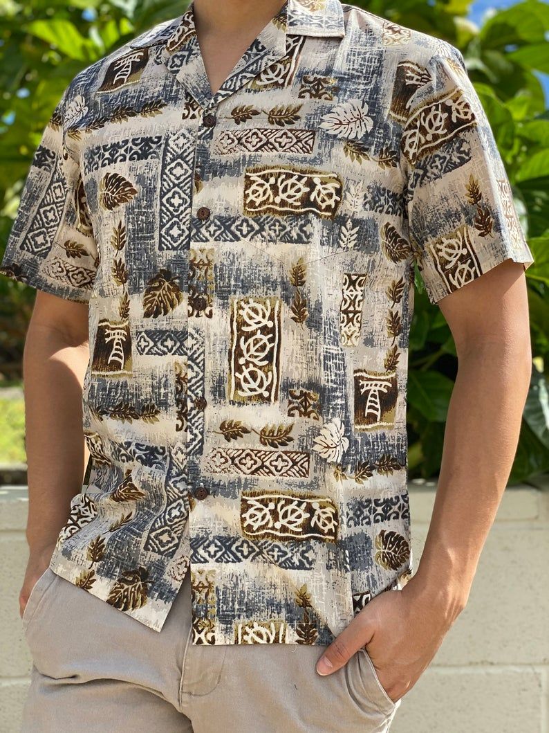 Turtle Trio Tapa Brown Unique Design Hawaiian Shirt