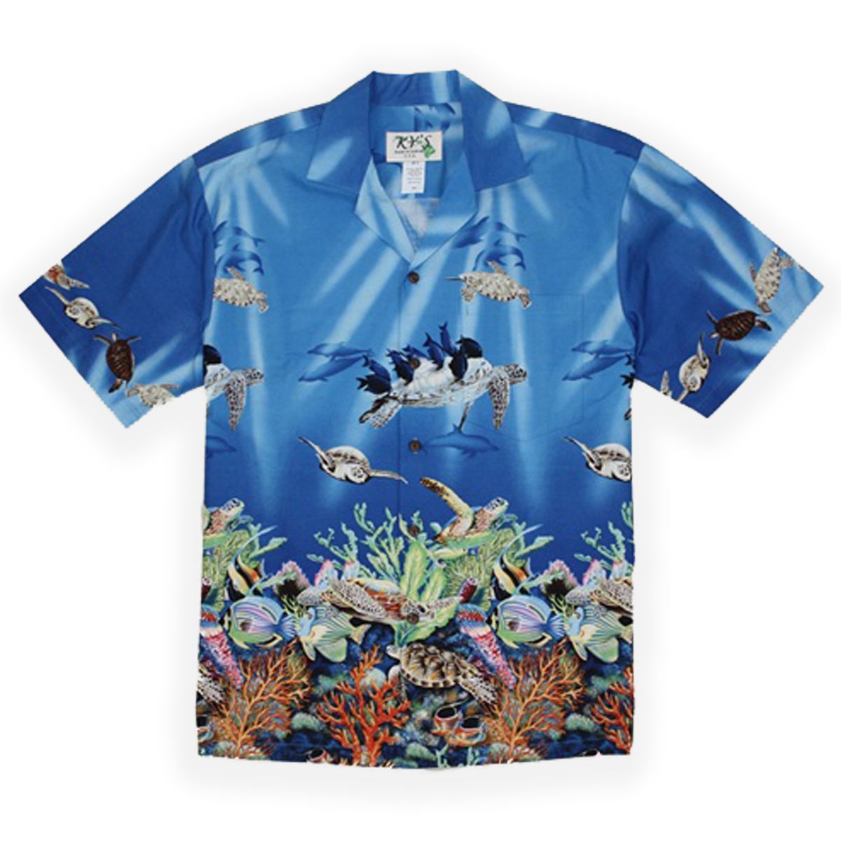 Under Da Sea Blue Nice Design Hawaiian Shirt