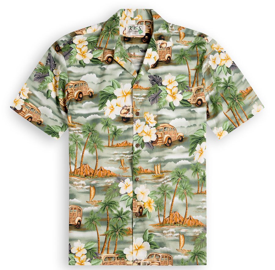 Woodie Green Unique Design Hawaiian Shirt