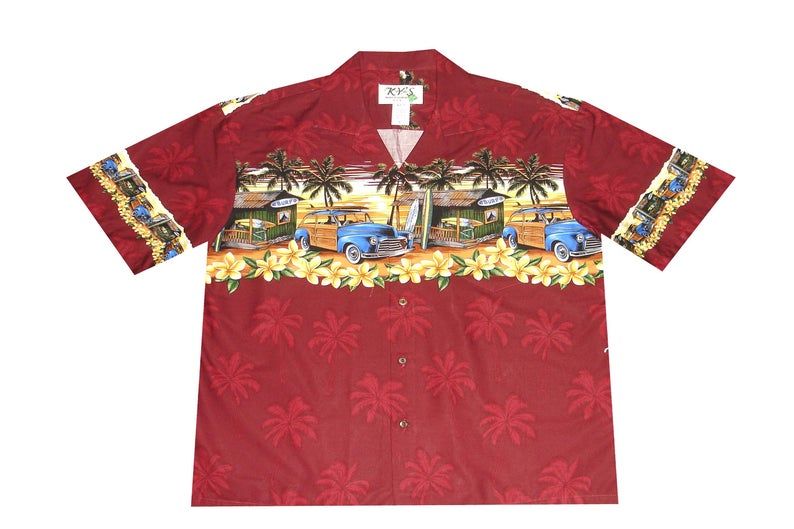 Woody Car Red Yellow Amazing Design Hawaiian Shirt