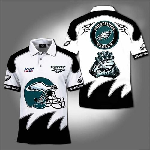 100th Philadelphia Eagles For Eagles Fan 3D All Over Print Polo Shirt