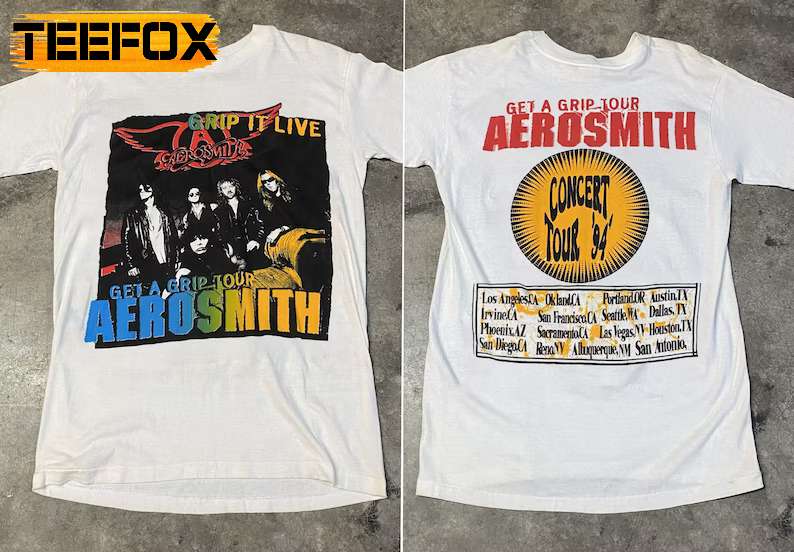 Aerosmith Get A Grip Tour 1994 T-Shirt