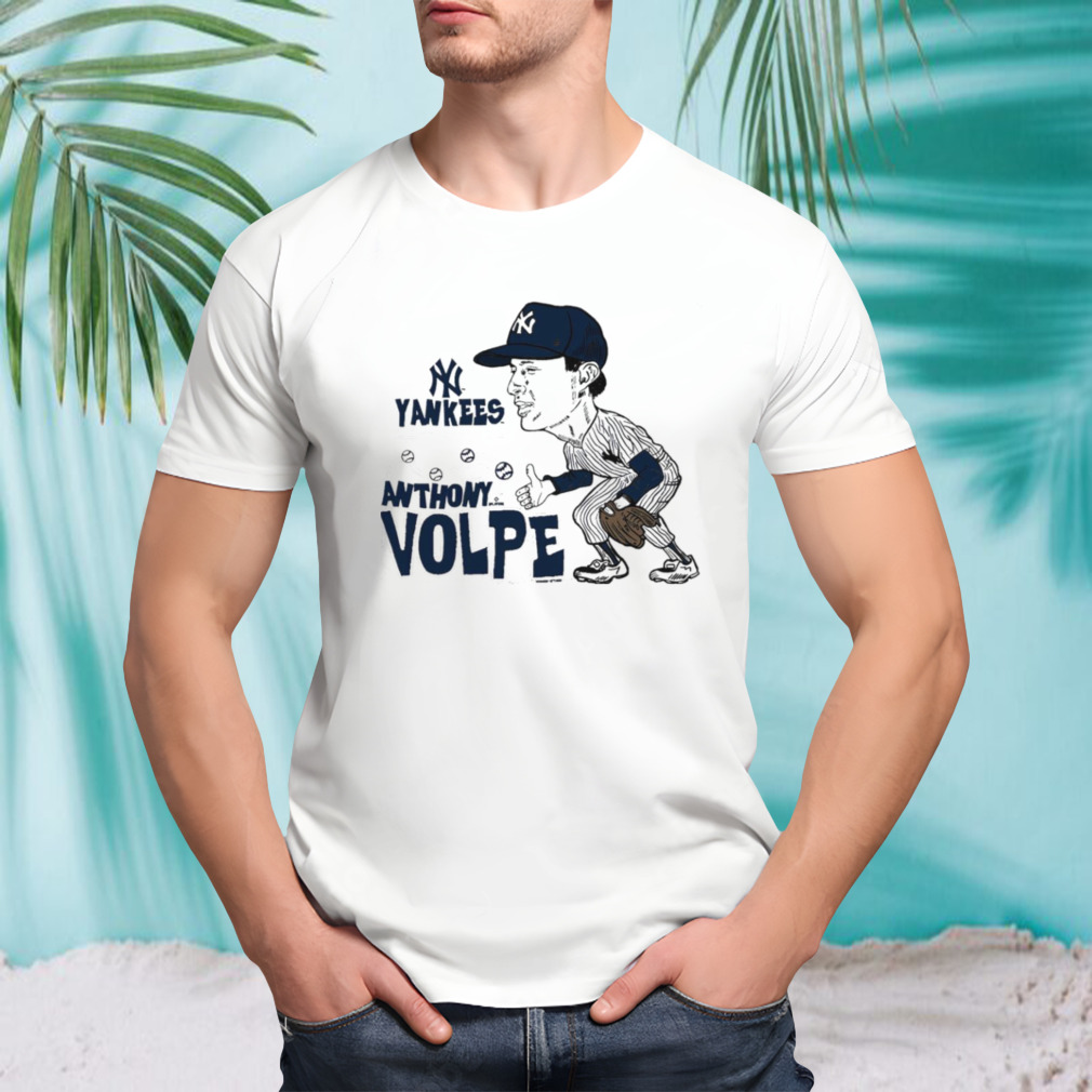 Anthony Volpe New York Yankees caricature shirt