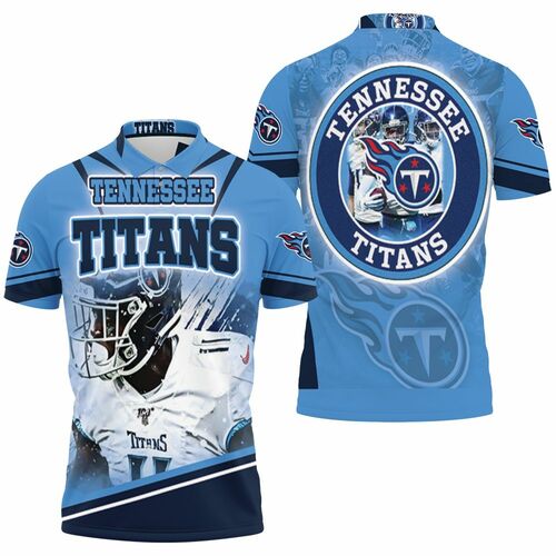 Arthur Juan Brown Tennessee Titans Super Bowl Afc North Division Champions 3D All Over Print Polo Shirt