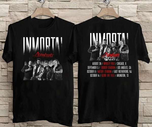 Aventura Inmortal 2021 Tour Graphic T-Shirt