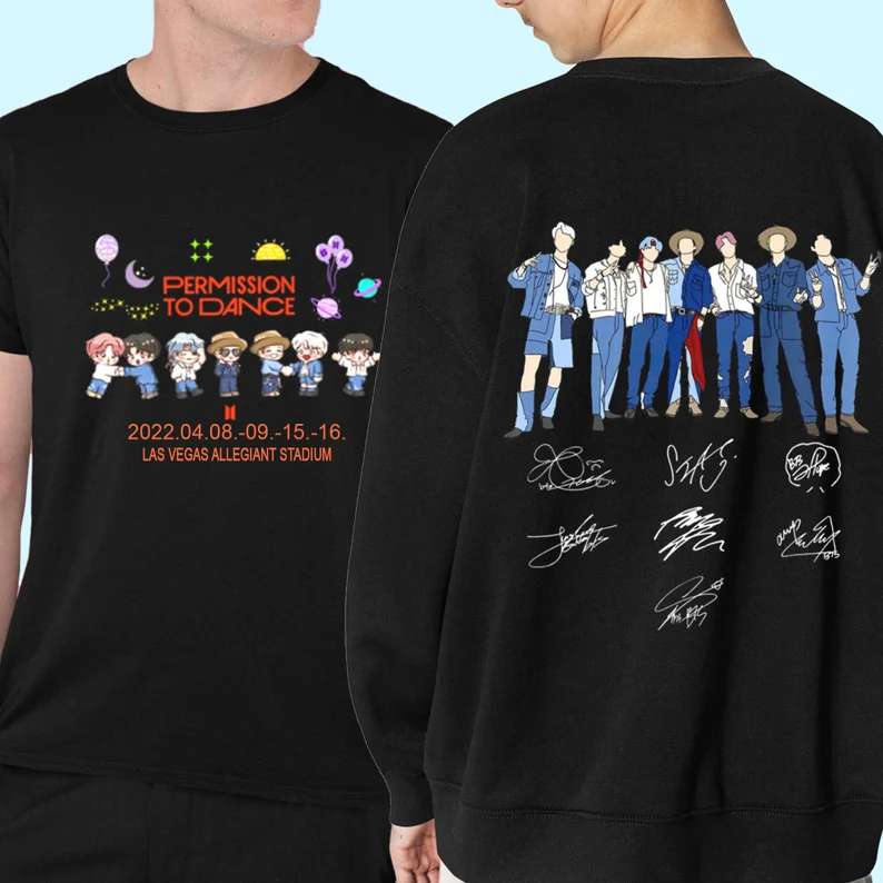 BTS Permission To Dance Las Vegas T-Shirt