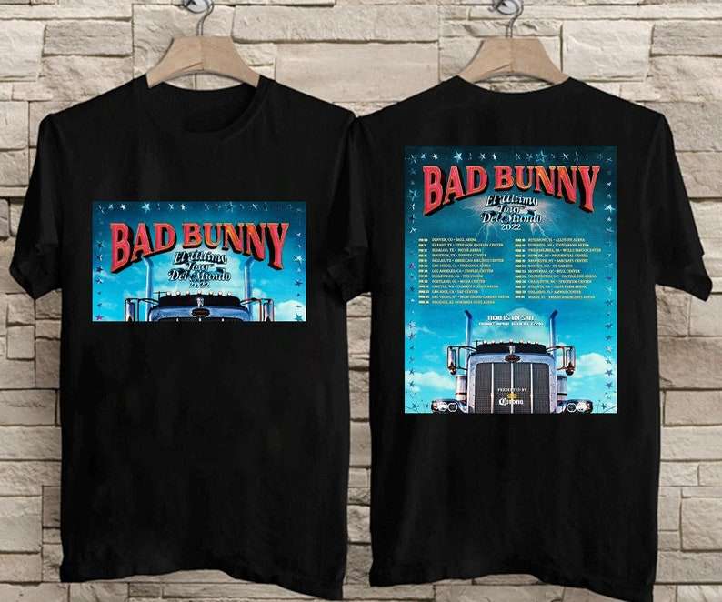 Bad Bunny El Ultimo Tour Del Mundo T-Shirt 2022
