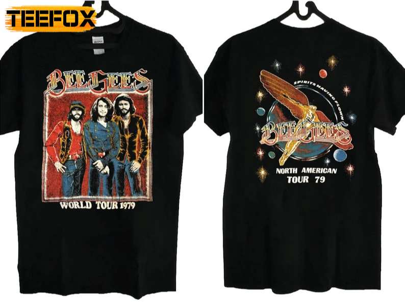 Bee Gees World Tour 1979 Vintage T-Shirt