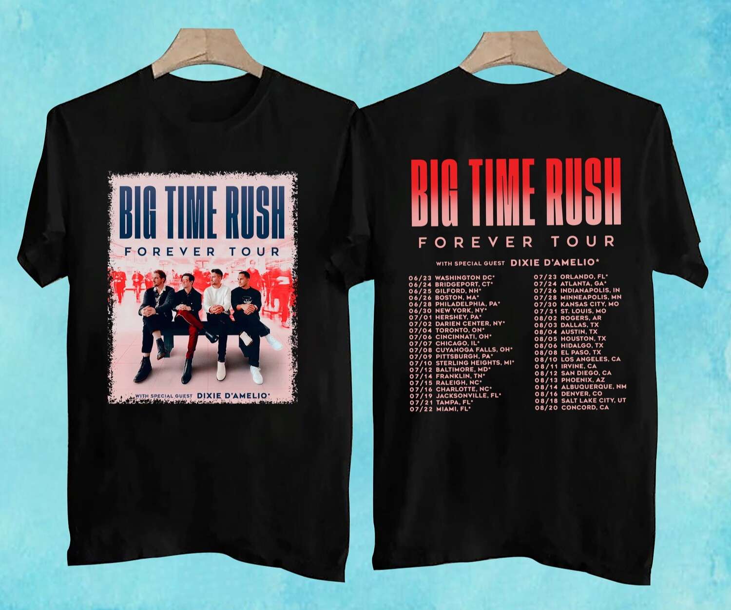 Big Time Rush Forever Tour 2022 T-Shirt
