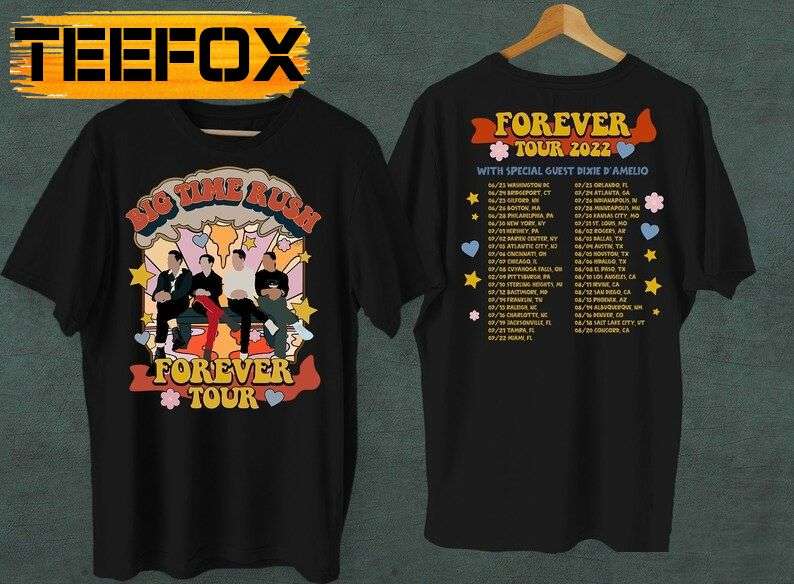 Big Time Rush Forever Tour Music Band T-Shirt