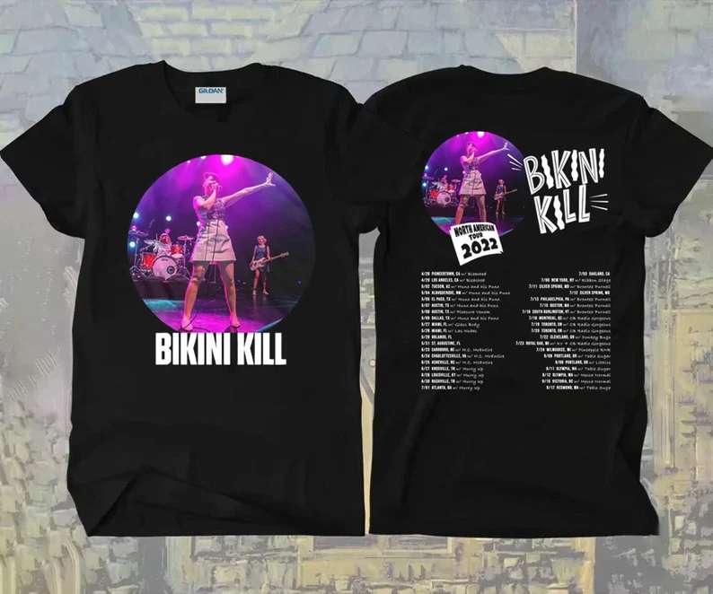 Bikini Kill North American Tour 2022 T-Shirt